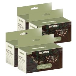 Ideaworks Solar-Powered Starburst String Lights